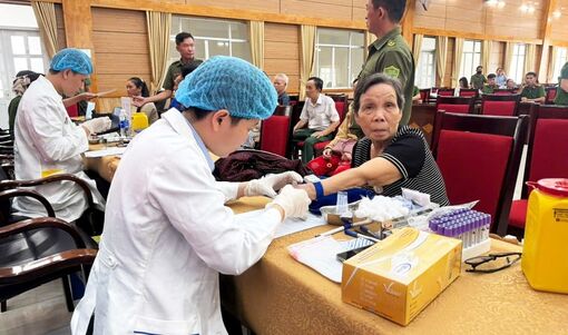Thu nhận mẫu ADN thân nhân liệt sĩ tại đặc khu Phú Quốc