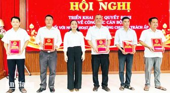 Vĩnh Thuận kiện toàn cán bộ ấp sau sắp xếp