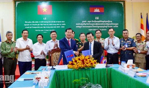 An Giang hồi hương 12 hài cốt liệt sĩ từ tỉnh Kep