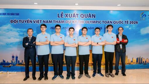 Học sinh Việt Nam đạt 6 huy chương Olympic Toán học quốc tế năm 2026
