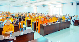 An Giang phổ biến pháp luật về tín ngưỡng, tôn giáo cho gần 150 chức sắc