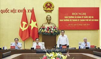 Chủ tịch Quốc hội chủ trì Hội nghị BTV Đảng uỷ Quốc hội và BTV Thành uỷ TP Hồ Chí Minh