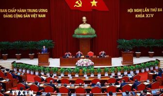 Thông cáo báo chí về ngày làm việc thứ hai Hội nghị Trung ương 3 khóa XIV