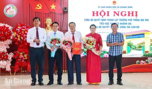 Thành lập Trường Phổ thông nội trú Tiểu học và THCS Khánh An