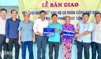 Hà Tiên hoàn thành, khởi công 3 căn nhà đại đoàn kết