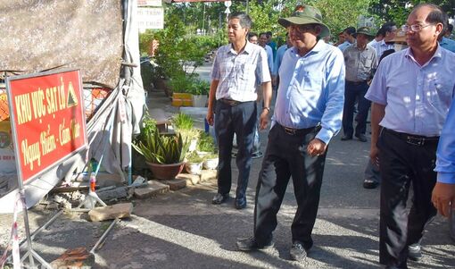 Phó Chủ tịch UBND tỉnh An Giang Ngô Công Thức: Siết chặt quản lý xây dựng nhà cửa tại các vùng sạt lở