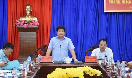 Tổ Công tác Ban Thường vụ Tỉnh ủy An Giang yêu cầu 5 xã đẩy nhanh đầu tư công, thu ngân sách