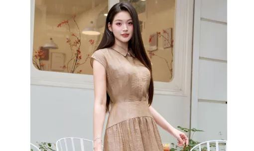 Trang phục vải lụa, tơ voan mềm nhẹ được ưu ái ngày đầu thu