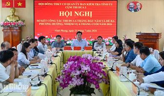 Cụm thi đua 3 kỷ luật, tham mưu kỷ luật 6 đảng viên