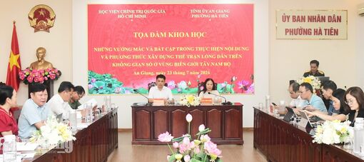 An Giang tọa đàm xây dựng thế trận lòng dân trên không gian số