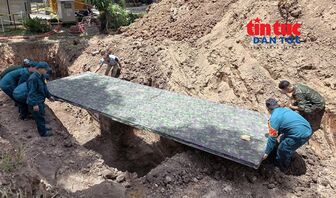 Phát hiện vị trí chôn tập thể liệt sĩ thứ hai tại Công viên Lê Thị Riêng