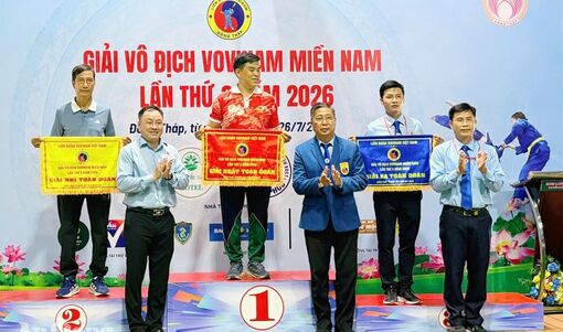 An Giang hạng nhì toàn đoàn tại Giải vô địch Vovinam miền Nam