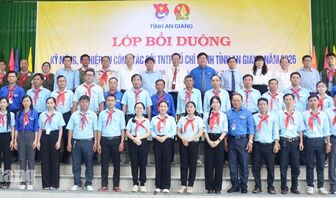 Hơn 130 cán bộ Đội ở An Giang tham gia bồi dưỡng nghiệp vụ