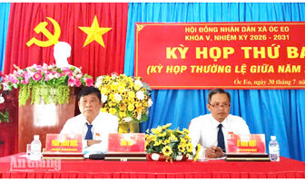 HĐND xã Óc Eo thông qua quy hoạch phát triển xã đến năm 2050