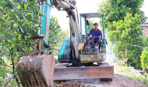 Vĩnh Thạnh Trung khởi công 2 dự án giao thông hơn 10,7 tỷ đồng