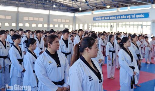 Hơn 400 học viên An Giang cập nhật chuyên môn Taekwondo