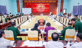 Vĩnh Thuận diễn tập chiến đấu phòng thủ điểm năm 2026
