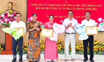 Vân Khánh chọn 2 tác phẩm chính luận tiêu biểu dự thi cấp trên