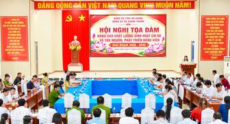 Xã Giang Thành tìm giải pháp nâng chất sinh hoạt chi bộ, phát triển đảng viên