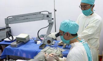 Mổ mắt miễn phí cho 201 bệnh nhân nghèo tại An Biên