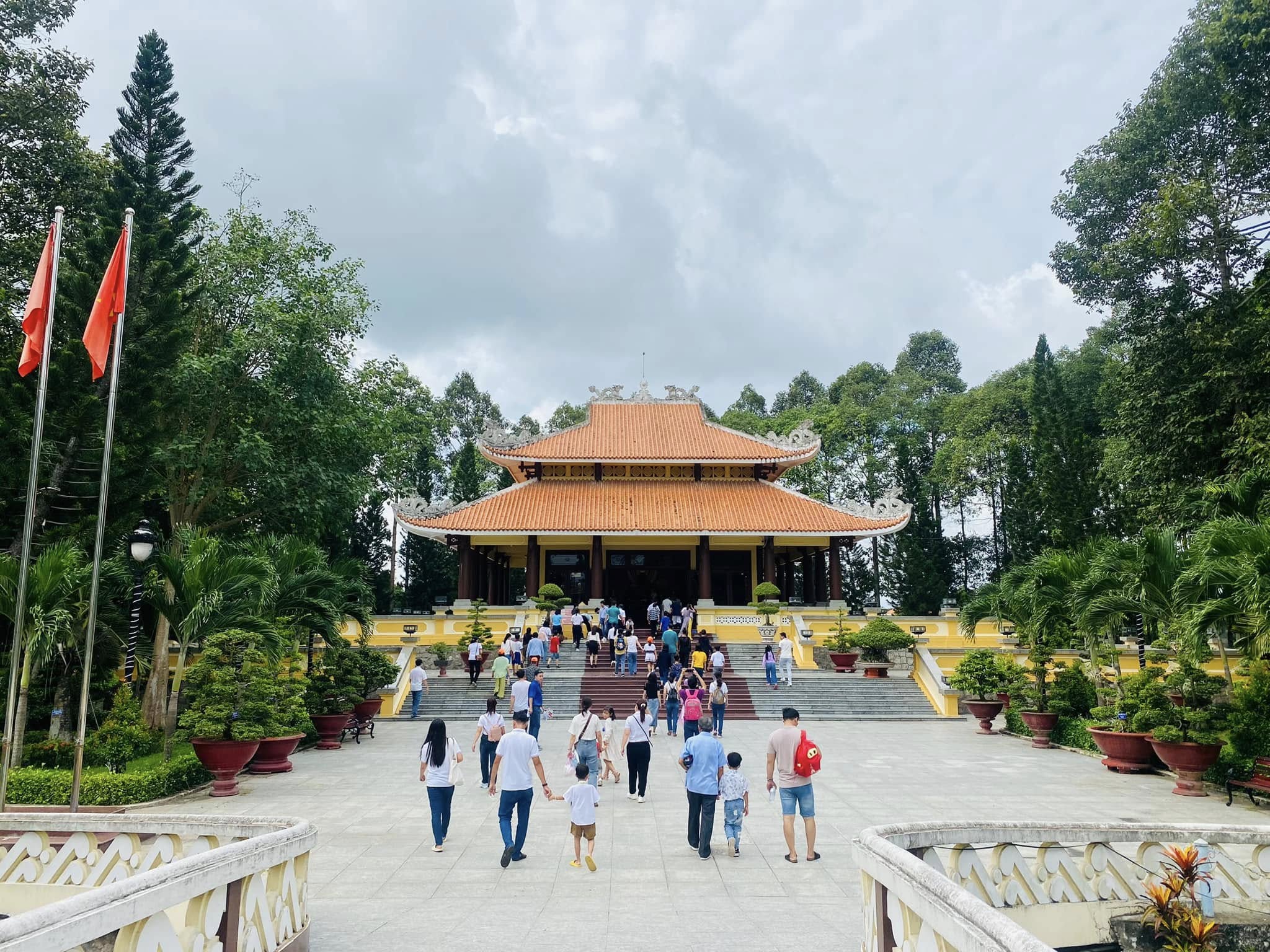 Trong Khu lưu niệm Chủ tịch Tôn Đức Thắng. Ảnh: LÊ TRUNG HIẾU