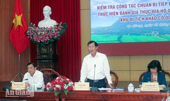 An Giang khẩn trương chuẩn bị thẩm định di sản Óc Eo - Ba Thê