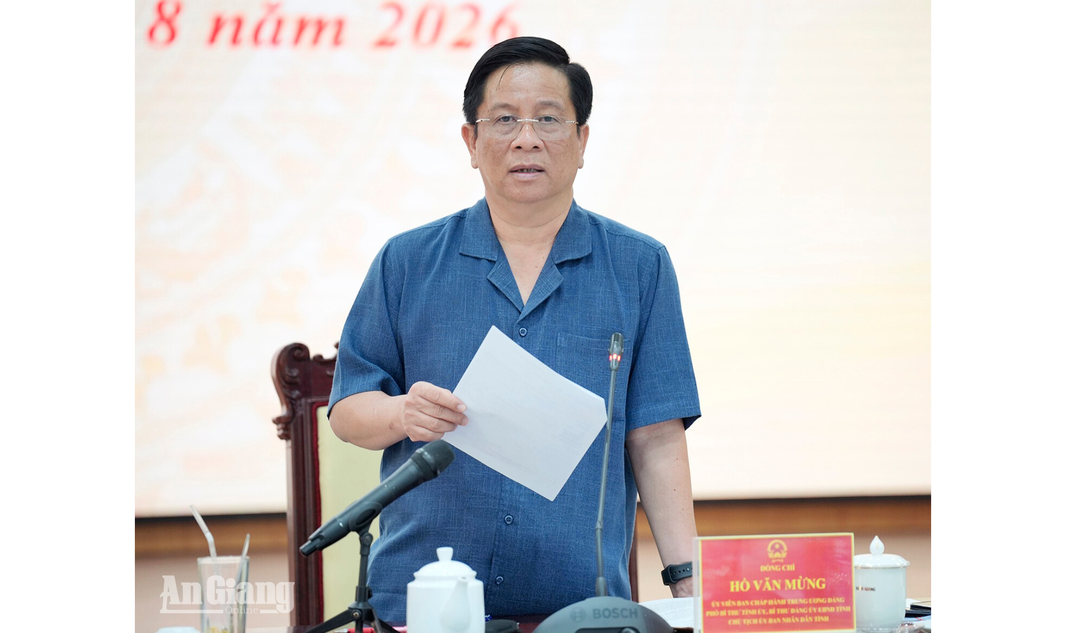 Thi công dự án APEC 2027, lãnh đạo tỉnh An Giang yêu cầu không để chậm tiến độ