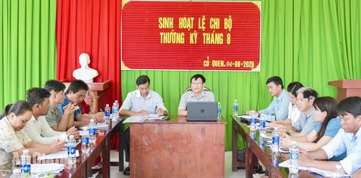 (Báo in)-  “Chi bộ bốn tốt” đi vào thực chất