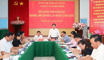 Hòa Điền tăng cường giám sát, phòng ngừa tham nhũng từ sớm