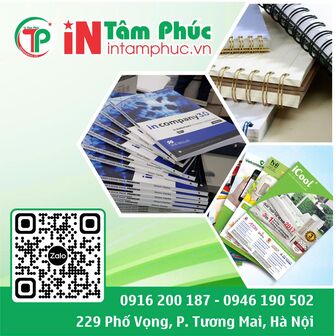 In Tâm Phúc: Dịch vụ in sách màu giá rẻ và làm in bìa kẹp chứng chỉ uy tín tại Hà Nội