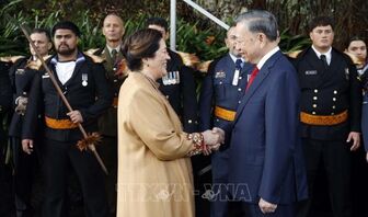 Lễ đón Tổng Bí thư, Chủ tịch nước Tô Lâm thăm cấp Nhà nước tới New Zealand