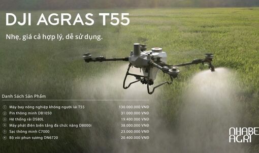 Giá bán máy bay nông nghiệp DJI T55