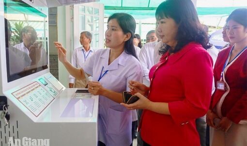 Châu Phú triển khai bệnh án điện tử, đầu tiên ở An Giang