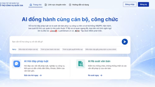 Khuyến nghị sử dụng hai nền tảng AI hỗ trợ rà soát văn bản pháp luật
