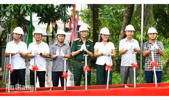 Khởi công 2 cầu bê tông trị giá 700 triệu đồng ở xã Thạnh Lộc