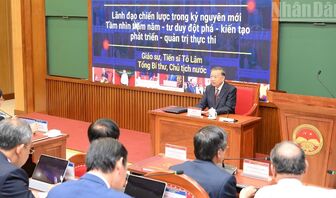 Tổng Bí thư, Chủ tịch nước Tô Lâm truyền đạt chuyên đề với học viên Lớp bồi dưỡng, cập nhật kiến thức đối với Ủy viên Ban Chấp hành Trung ương Đảng khóa XIV