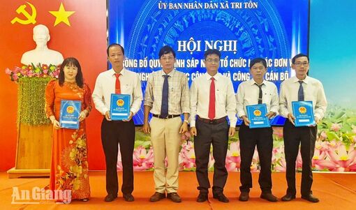 Xã Tri Tôn giảm từ 10 trường còn 4 trường