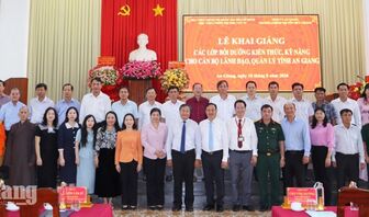 An Giang bồi dưỡng kỹ năng quản trị, ứng dụng AI cho 226 cán bộ