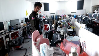 Campuchia triệt phá 737 cơ sở lừa đảo trực tuyến