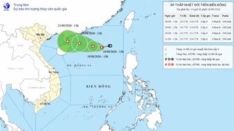 An Giang cảnh báo tàu thuyền trước áp thấp nhiệt đới