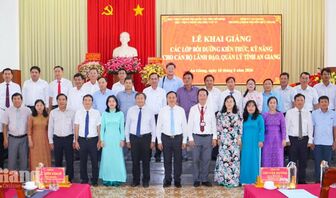 An Giang bồi dưỡng kỹ năng quản trị, ứng dụng AI cho 226 cán bộ