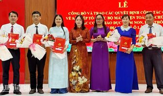 Xã Ô Lâm giảm từ 12 trường còn 5 trường