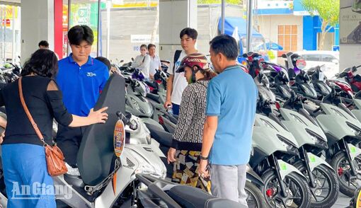 Mùa tựu trường, thị trường xe cho học sinh ở An Giang tăng nhiệt