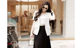 Blazer ngắn tay, chiếc áo khoác hợp mọi phong cách lúc giao mùa