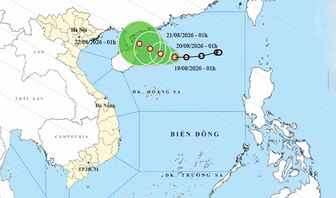 Thời tiết ngày 19/8: Áp thấp nhiệt đới gây biển động, Bắc Bộ và Bắc Trung Bộ mưa lớn