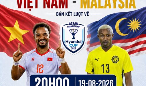 Lịch trực tiếp ASEAN Cup 2026: Việt Nam tái đấu Malaysia