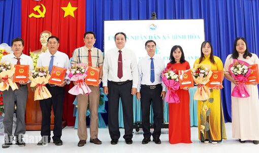 Xã Bình Hòa giảm còn 7 trường