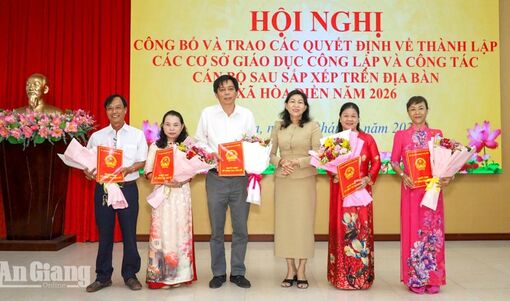 Xã Hòa Điền còn 4 trường học sau sắp xếp
