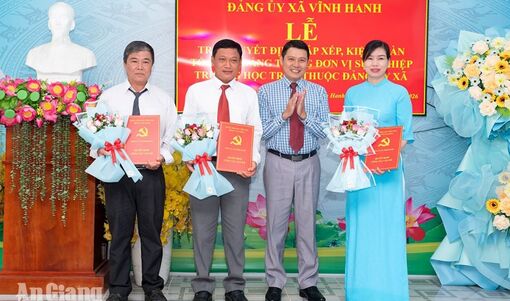 Xã Vĩnh Hanh thành lập 3 trường học mới