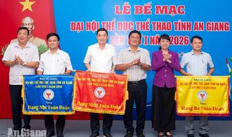 Cụm II giành hạng nhất Đại hội Thể dục thể thao An Giang
